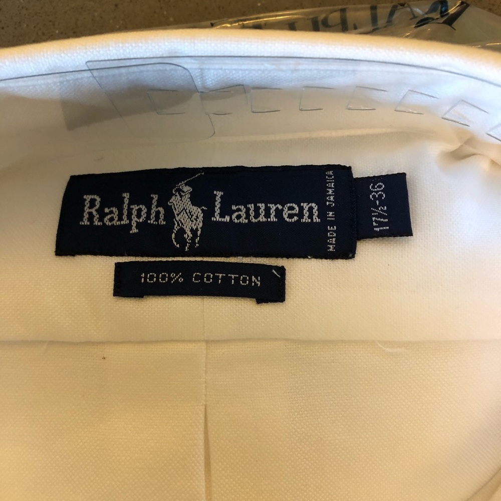Never worn Ralph Lauren dress shirt 17 1/2 36
